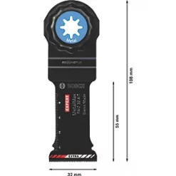Bosch Expert Metal Max PAIZ32AIT Steel Plunge Cutting Blade 32mm -Screwdriver Bits Sales Store 110RR A5