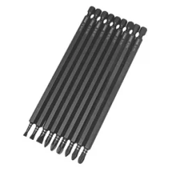 Erbauer 1/4" Hex Shank Mixed Impact Screwdriver Bit Set