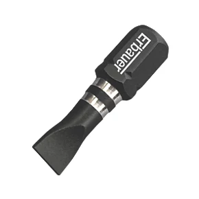 Erbauer 1/4" Hex Shank 6.5mm Impact Screwdriver Bits 3 Pack 3 Erbauer 1/4" Hex Shank 6.5mm Impact Screwdriver Bits 3 Pack