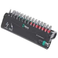 Wera Bit-Check 1/4" Hex Shank Mixed BiTorsion Screwdriver Bit Set