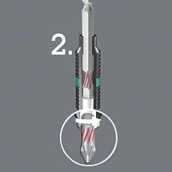 Wera Bit-Check 1/4" Hex Shank PZ BiTorsion Extra-Hard Screwdriver Bit Set -Screwdriver Bits Sales Store 234FP A5