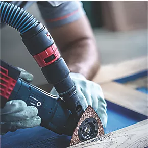 Bosch Expert AVZ 90 RT4 40 Carbide RIFF-Grit Paint on Wood, Hardwood, Mortar & Glue Sanding Plate 90mm 6 Bosch Expert AVZ 90 RT4 40 Carbide RIFF-Grit Paint on Wood, Hardwood, Mortar & Glue Sanding Plate 90mm - Image 4