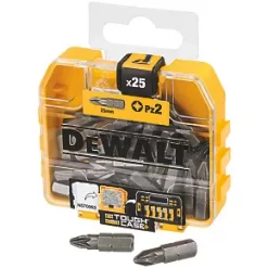 DeWalt 6.35mm Hex Shank PZ2 PZ Screwdriver Bit Box 25 Pack