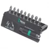 Wera Bit-Check 1/4" Hex Shank PZ BiTorsion Tough Screwdriver Bit Set