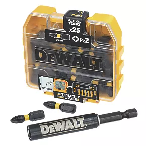 DeWalt Extreme 1/4" Hex Shank PZ2 Impact Screwdriver Bits 25 Pack 3 DeWalt Extreme 1/4" Hex Shank PZ2 Impact Screwdriver Bits 25 Pack