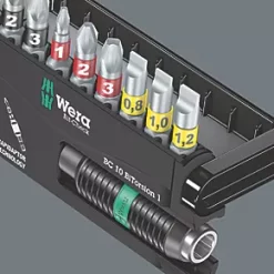 Wera Bit-Check 1/4" Hex Shank Mixed BiTorsion Tough Screwdriver Bit Set -Screwdriver Bits Sales Store 479FP A3