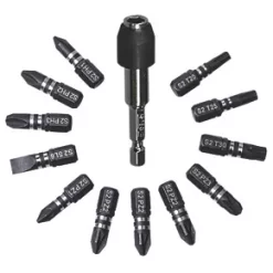 Erbauer 1/4" Hex Shank Mixed Screwdriver Bit Set
