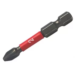 Wera Impaktor 1/4" Hex Shank PH2 Diamond-Coated Screwdriver Bits 5 Pack