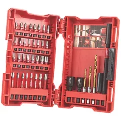 Milwaukee Shockwave Impact Duty 1/4" Straight Shank Mixed Screwdriver Bit Set