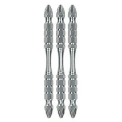 Makita 1/4" Hex Shank PZ2 Double-Ended Impact Screwdriver Bits 3 Pack