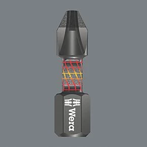 Wera Impaktor 1/4" Hex Shank PH2 TriTorsion Diamond Coated Bits 15 Pack 7 Wera Impaktor 1/4" Hex Shank PH2 TriTorsion Diamond Coated Bits 15 Pack - Image 5