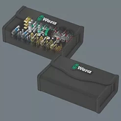 Wera Bit-Safe 1/4" Hex Shank Mixed BiTorsion Rapidaptor Screwdriver Bit Set -Screwdriver Bits Sales Store 953FP A1