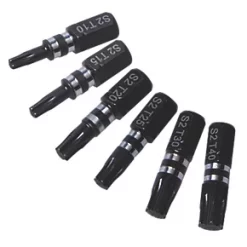 Erbauer 1/4" Hex Shank TX Impact Screwdriver Bit Set